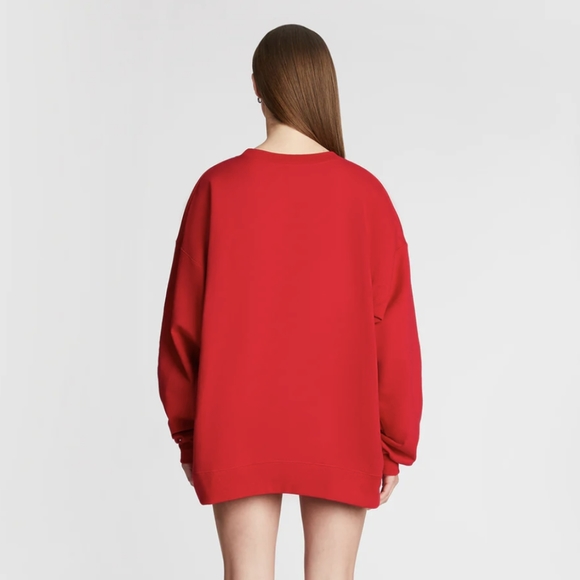 New Limited Edition The Bar Varsity Sweatshirt, Ruby. - Picture 3 of 8